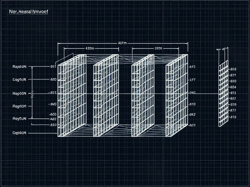 Detailed diagram of a convolutional neural network showing f